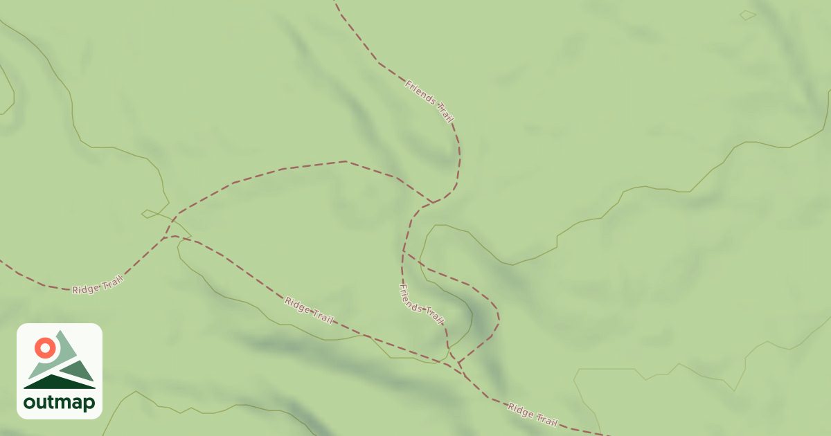 Map of Friend's Trail