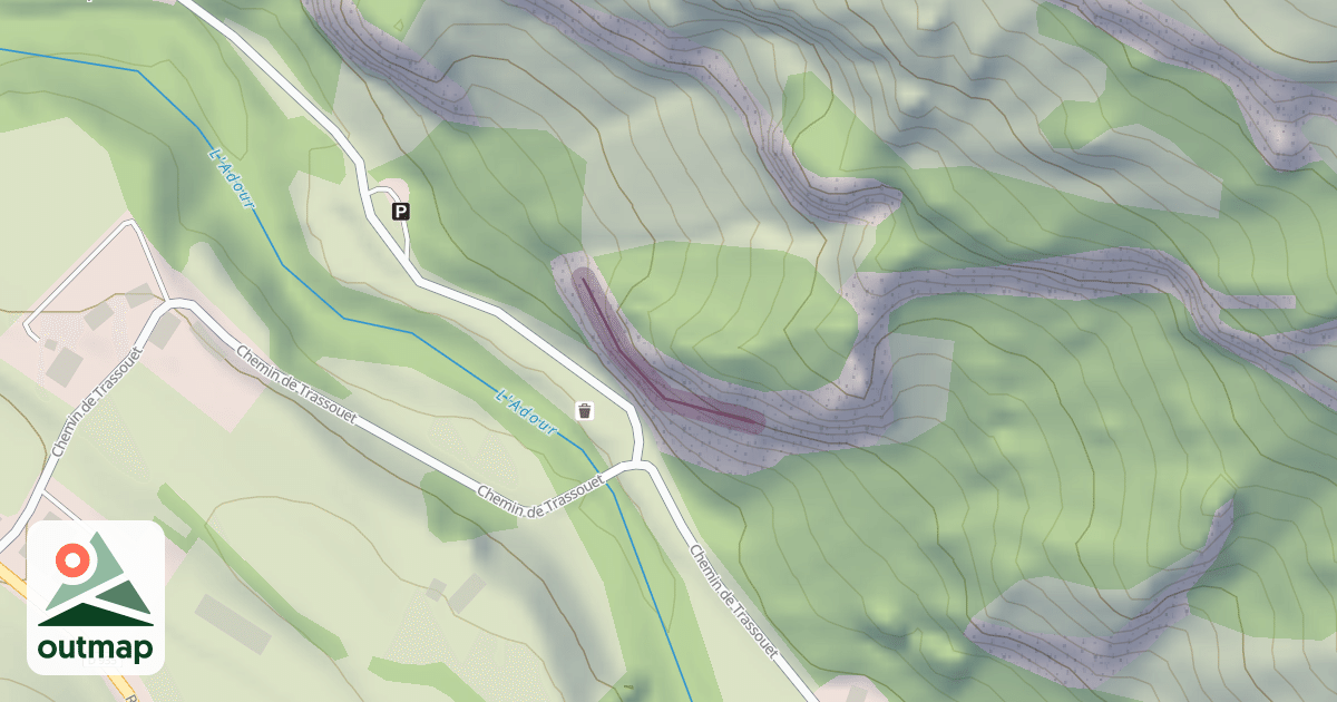 Map of Trassouet