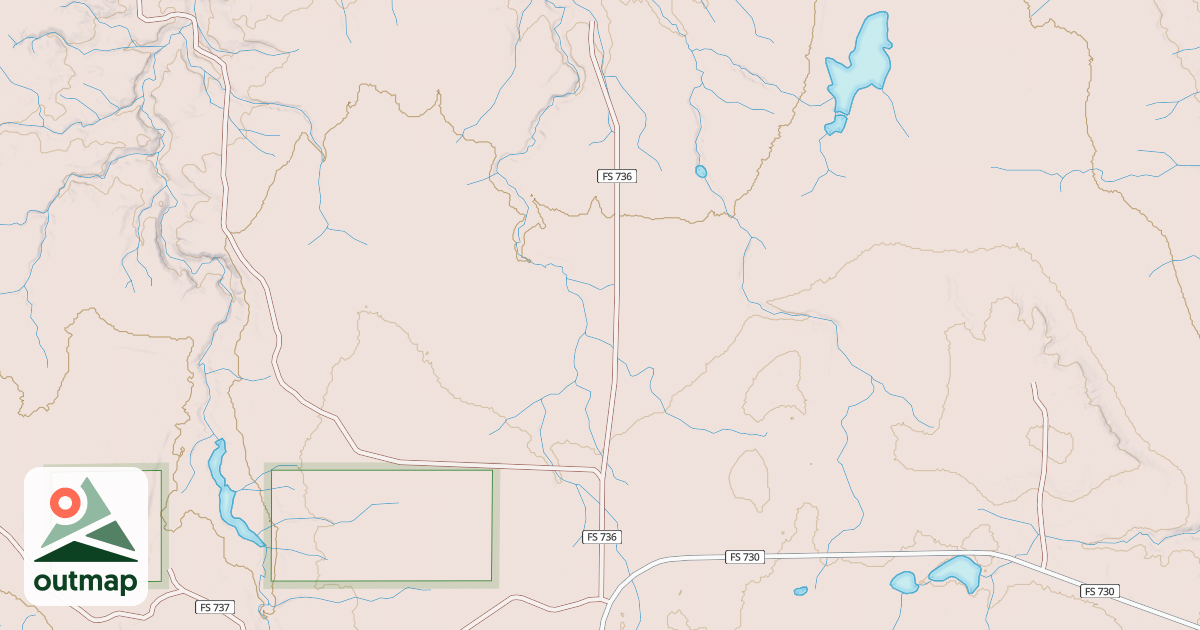 Map of USFS Motor Vehicle Use Map Trails 24446
