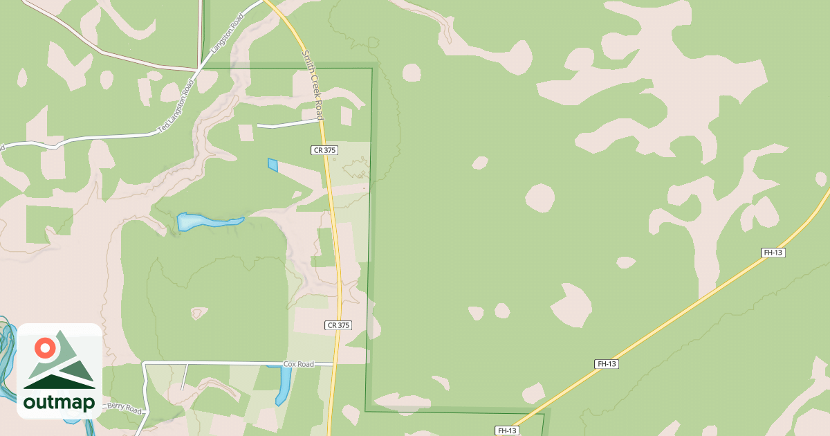 Map of USFS Motor Vehicle Use Map Roads {BFEC8A33-AA0C-4E78-8789-58BF2041628F}