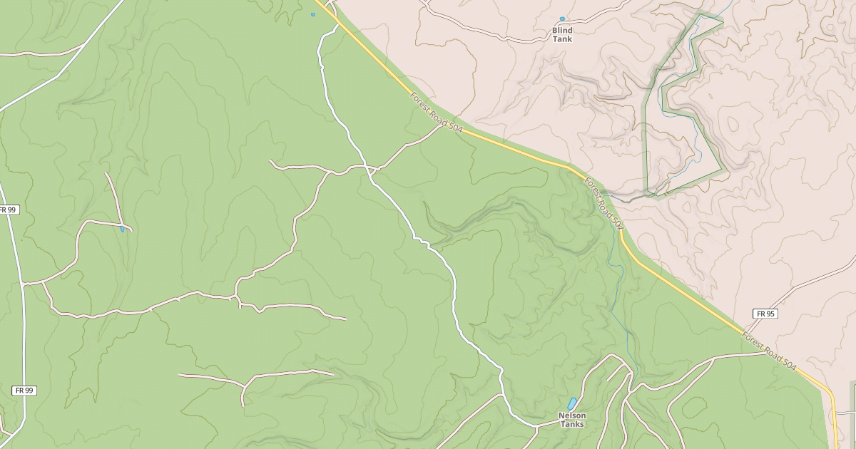 Map preview of USFS National Forest System Roads {B44649DD-D972-4762-91FC-D643C8D1456D}
