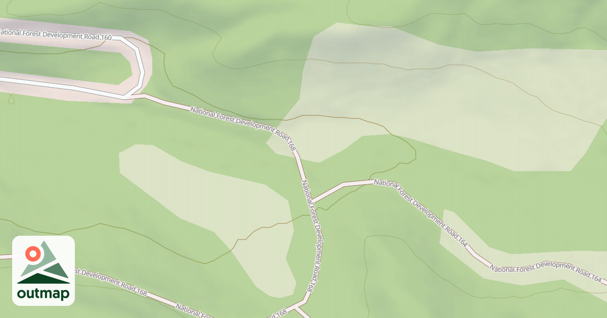 Map of USFS Motor Vehicle Use Map Roads {2AE63249-0B56-4319-8878-2BC507867D6C}