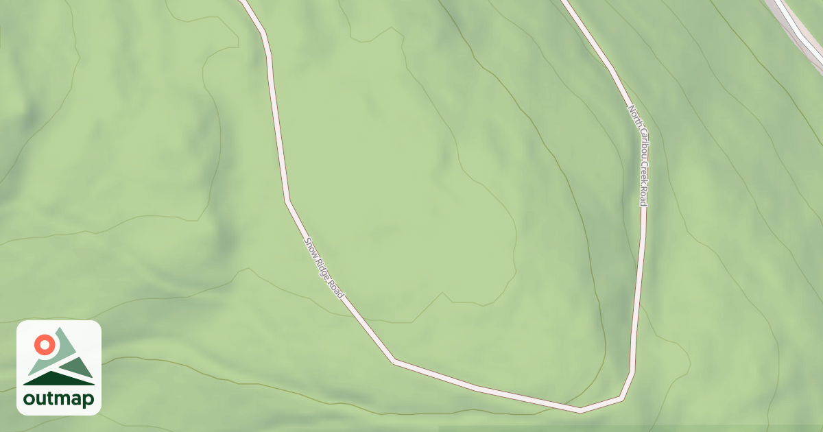 Map of SNOW RIDGE