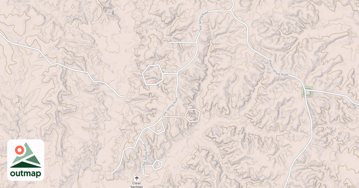 Map of CLEAR SPRINGS RA