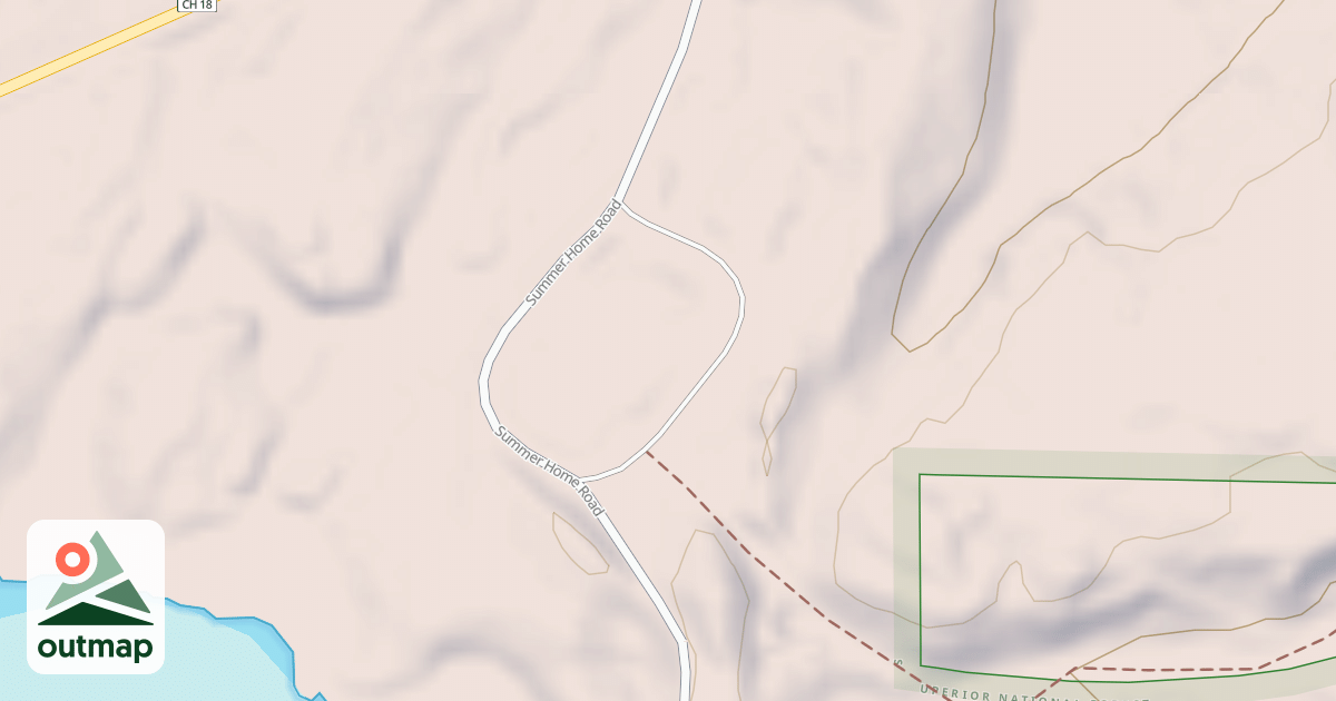 Map of GLACIER POND 2  (WNTR PARKING)