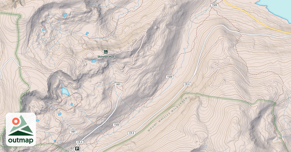 Map of Busk Creek
