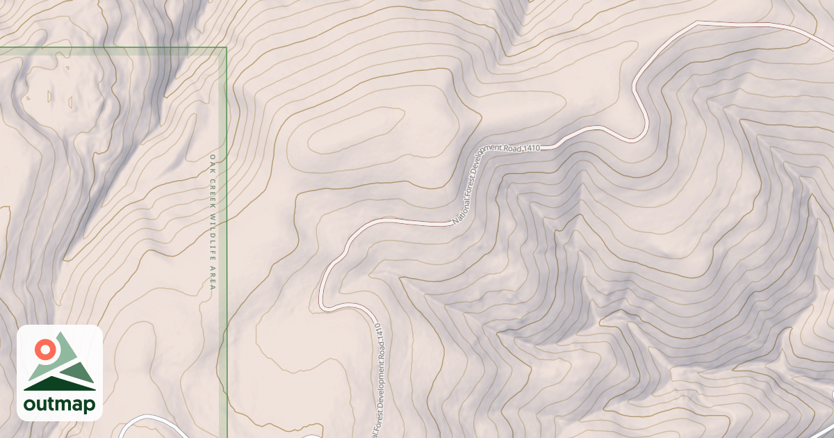 Map of USFS National Forest System Roads {5A2E5F22-4C07-40B6-AFBA-A3F2E1244930}
