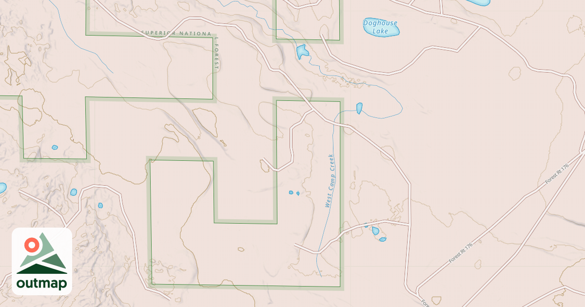 Map of ARROWHEAD CREEK SPUR G