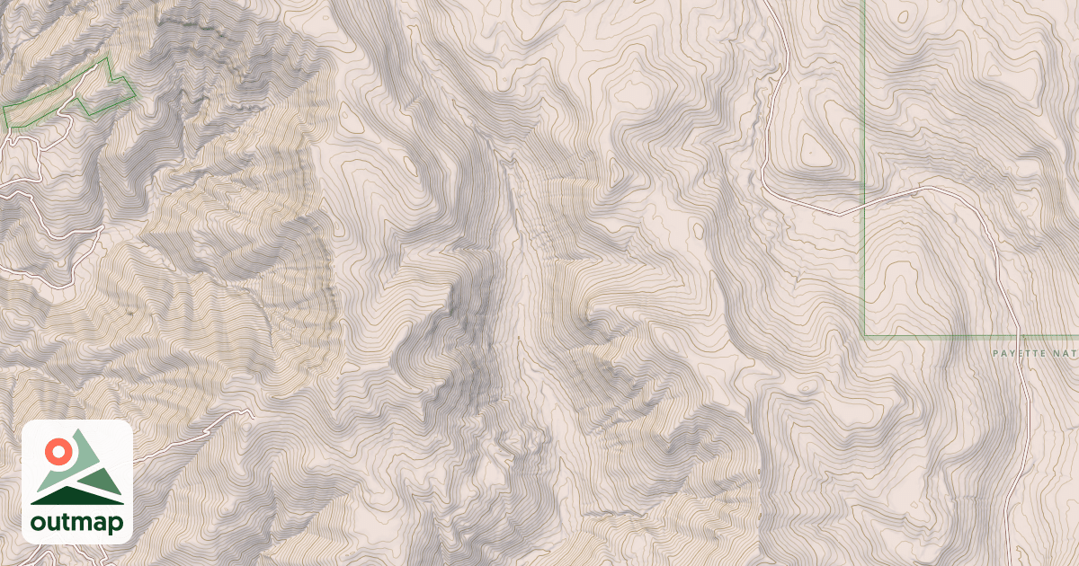 Map of E/F Pine Creek
