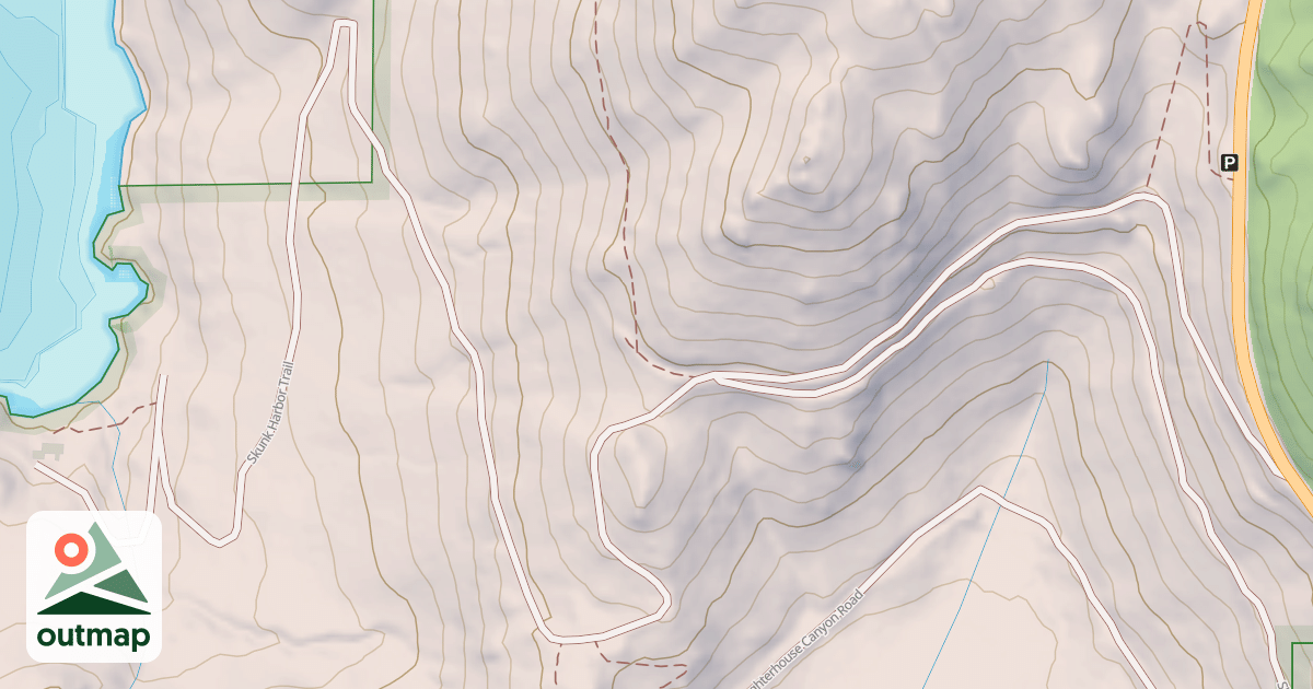 Map of SKUNK HARBOR ROAD