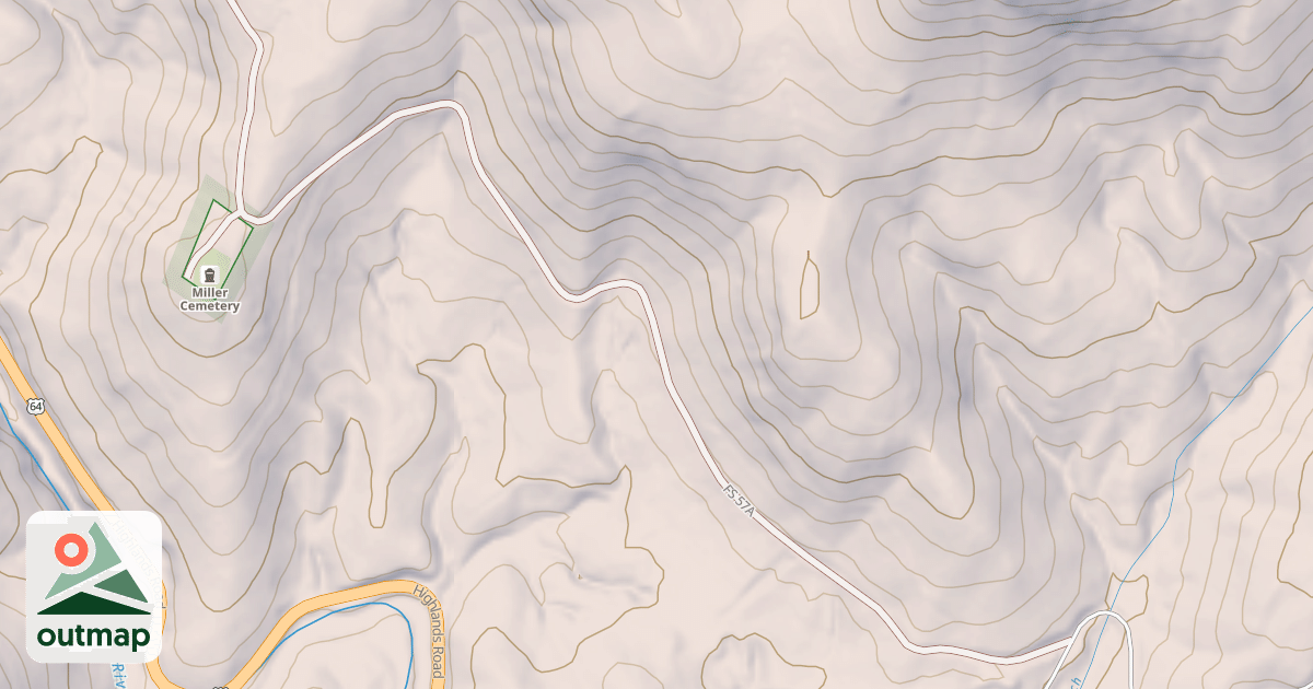 Map of MILLER CEMETARY