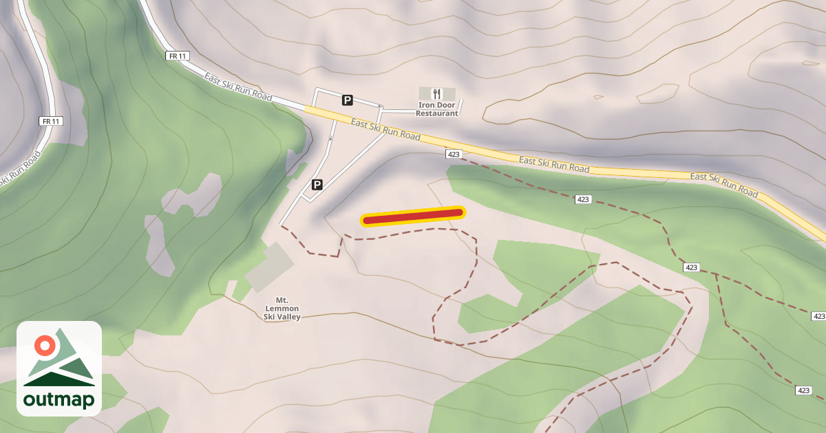 Map of Harry Surface Tow