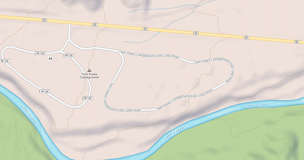 Map preview of TWIN PEAKS CG EAST LOOP