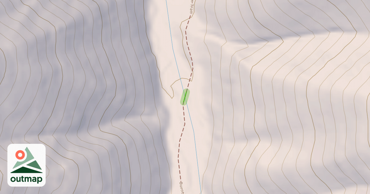 Map of Burnt Cabin Trail