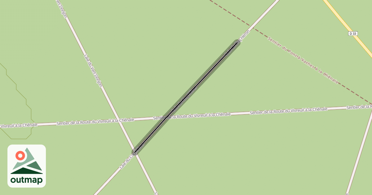 Map of Laie du Coq Héron