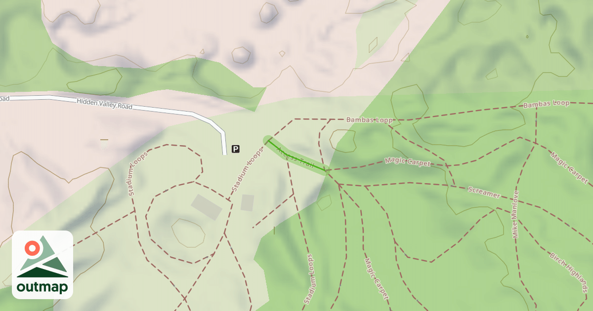 Map of Access Trail