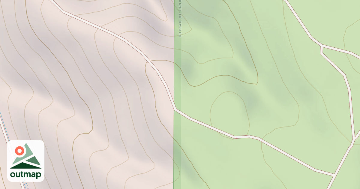 Map of BLM National GTLF Public Motorized Roads 0aa99a55-4814-452d-a46f-2b30535ed762