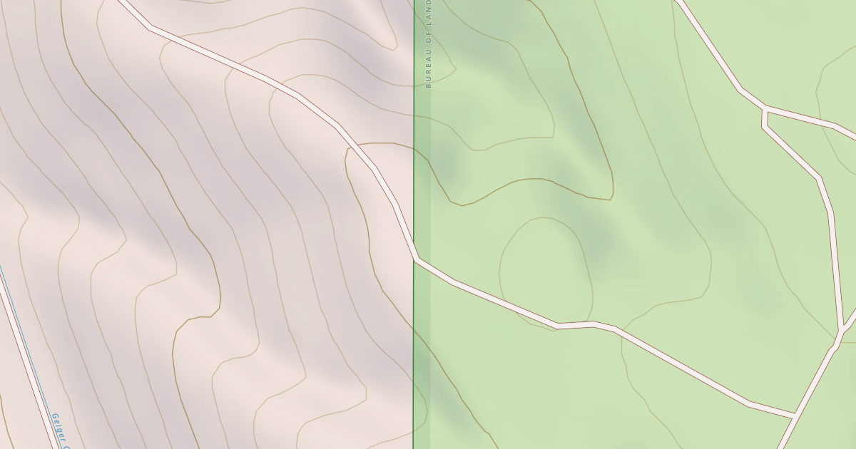 Map preview of BLM National GTLF Public Motorized Roads 0aa99a55-4814-452d-a46f-2b30535ed762