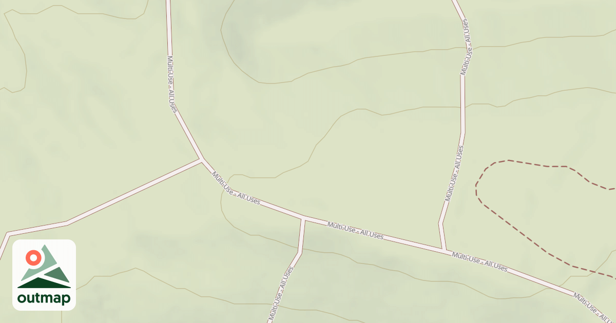 Map of Interlake State Recreation Area Trails