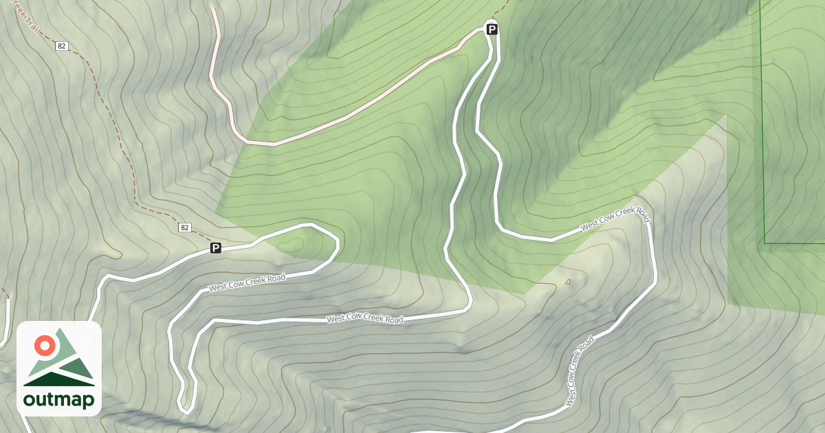 Map of (FDR) COW CREEK