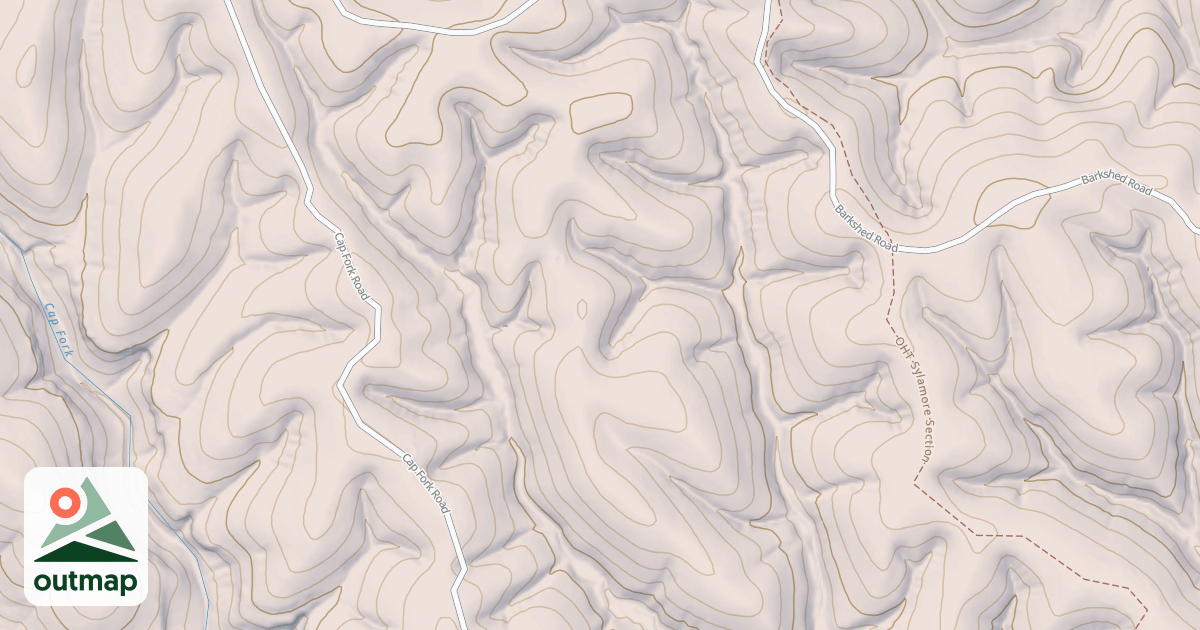 Map of USFS National Forest System Roads {3517A793-AB57-43ED-B6EE-680BCC94FC19}