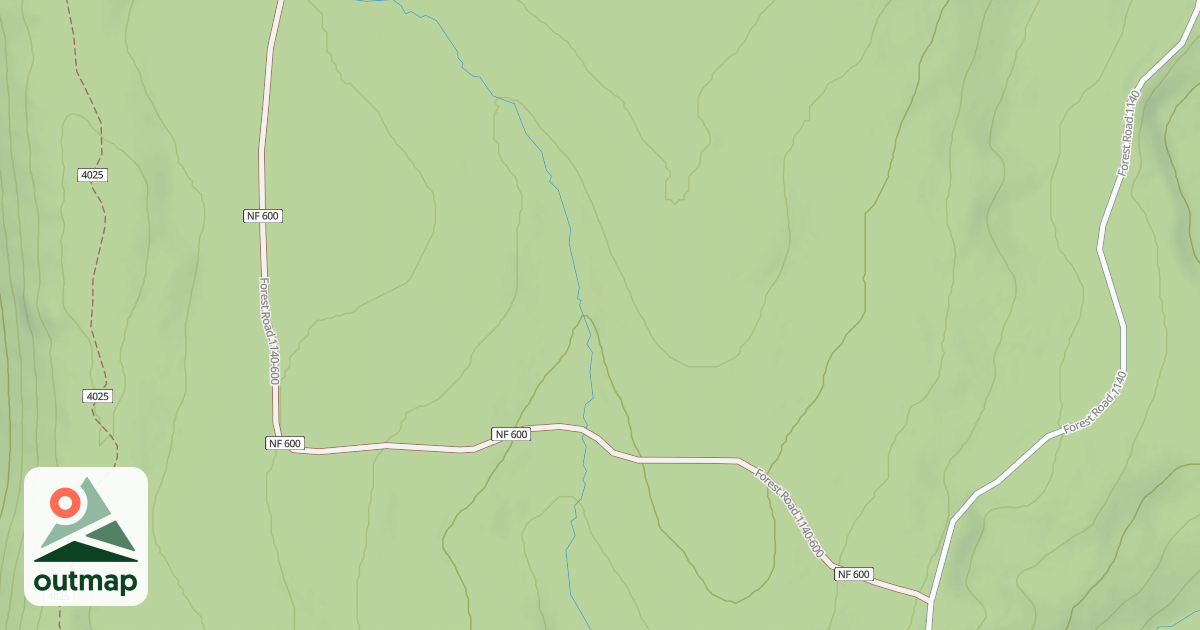 Map of GREEN RIDGE LOOKOUT