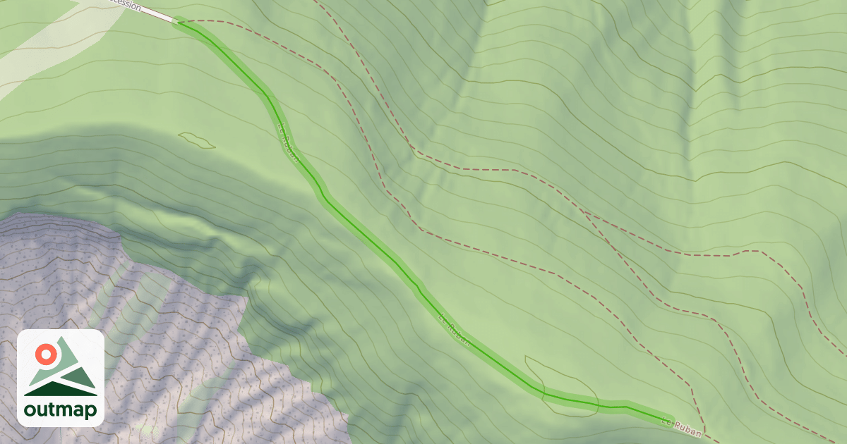 Map of Le Ruban
