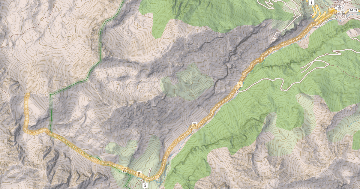 Map preview of Col du Petit Valloar — Saint-Dalmas-le-Selvage