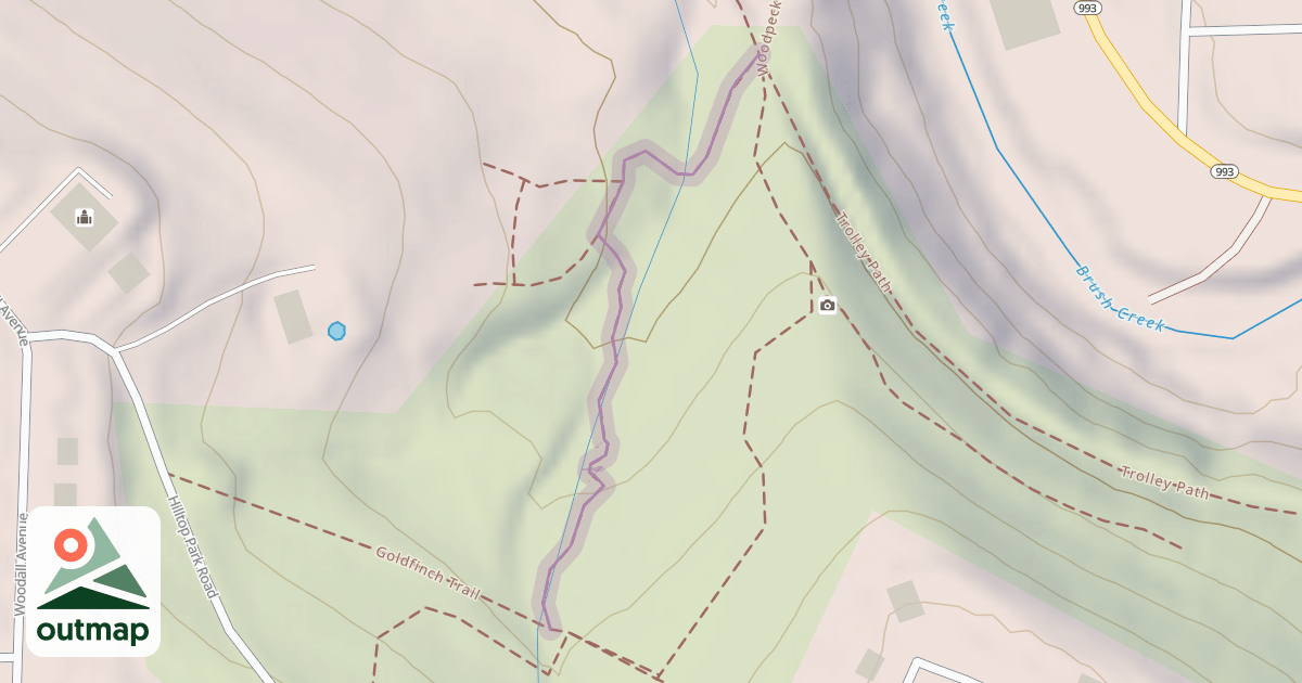 Map of Noah Trail