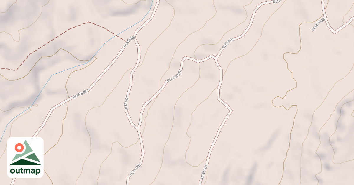 Map of BLM National GTLF Public Motorized Roads 8bf0016a-5365-498f-b4ce-6182e9757cf4