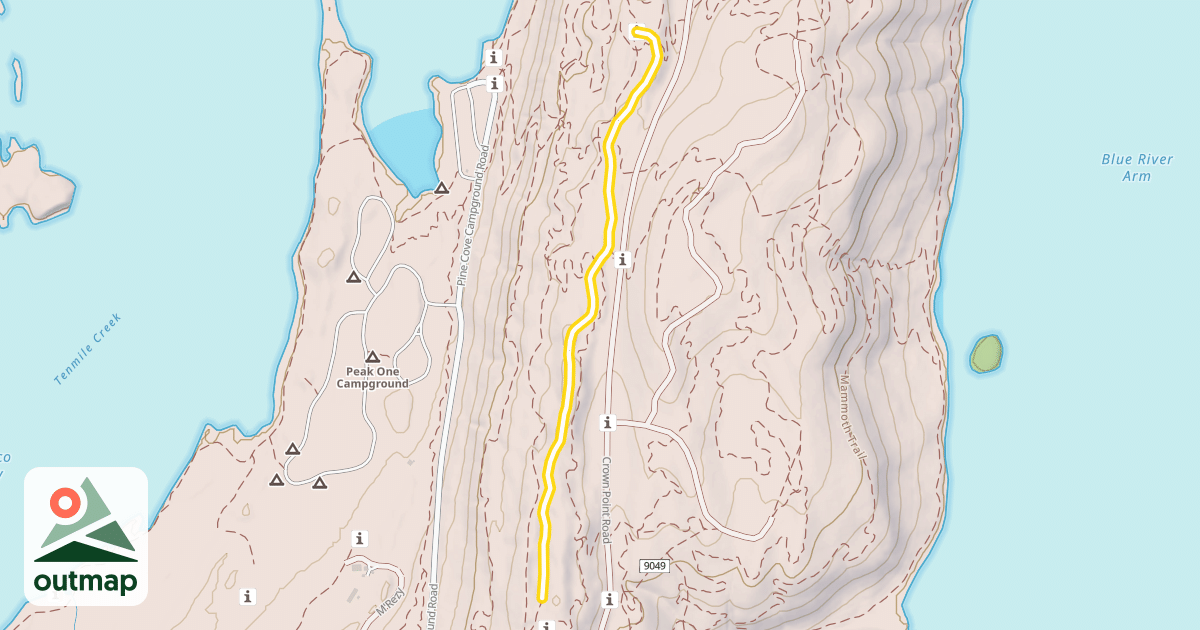 Map of Jody's Loop