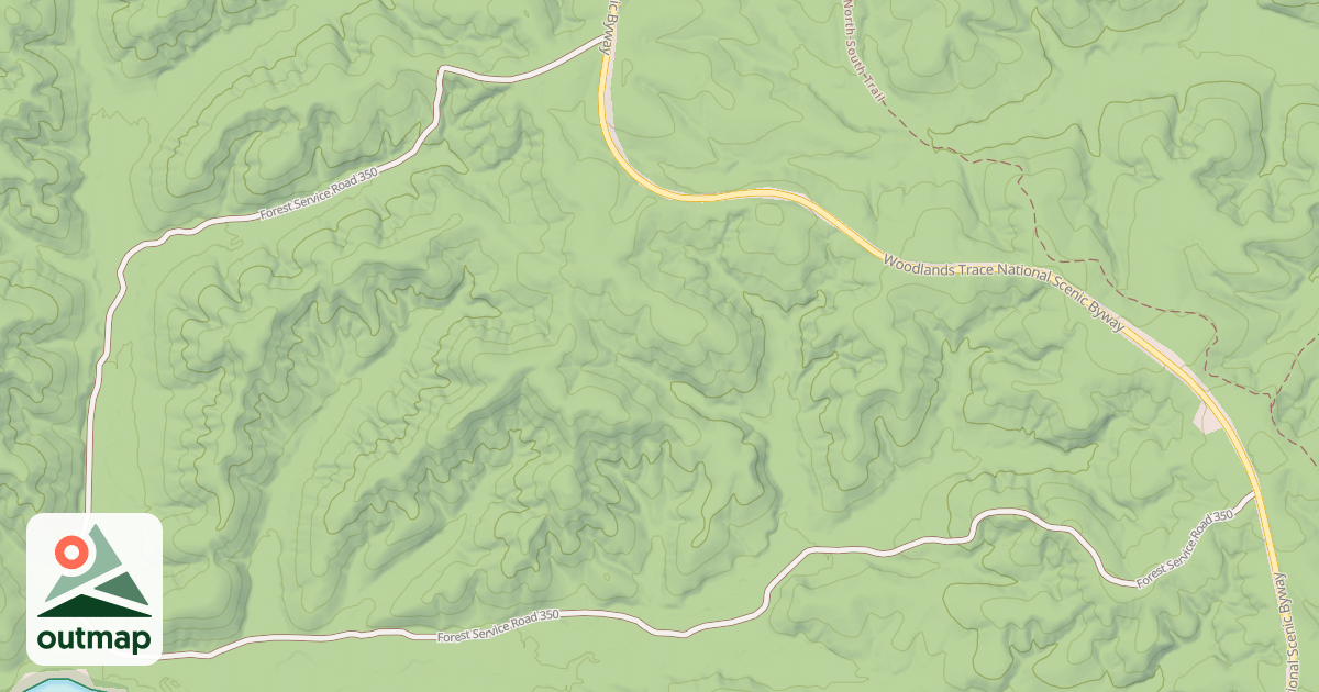 Map of BLOCK HOUSE ROAD