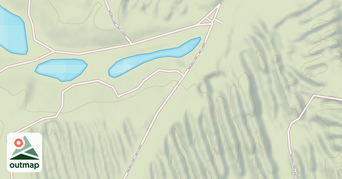 Map of Interlake State Recreation Area Trails