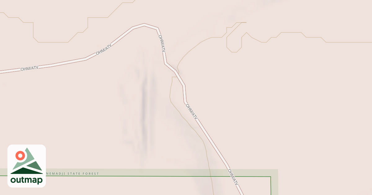 Map of Matthew Lourey State Trail