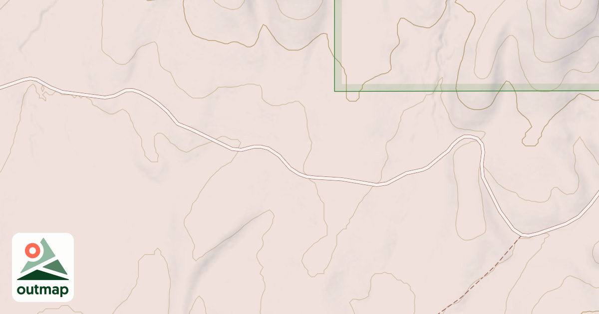 Map of MOORES FLAT