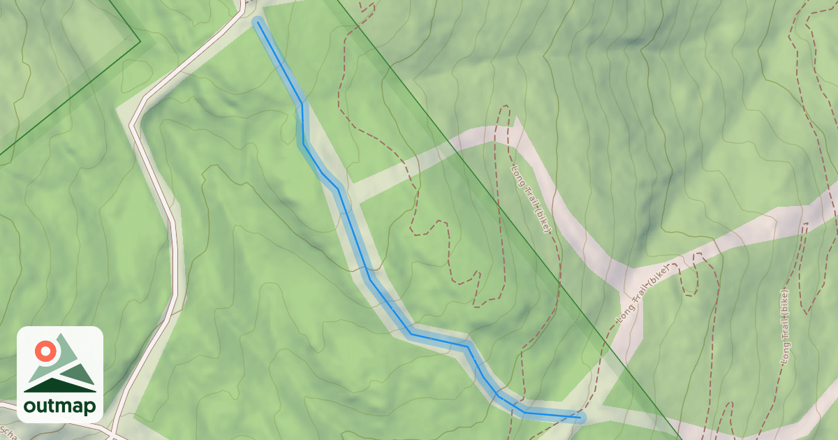 Map of The Oak  Ridge Trail