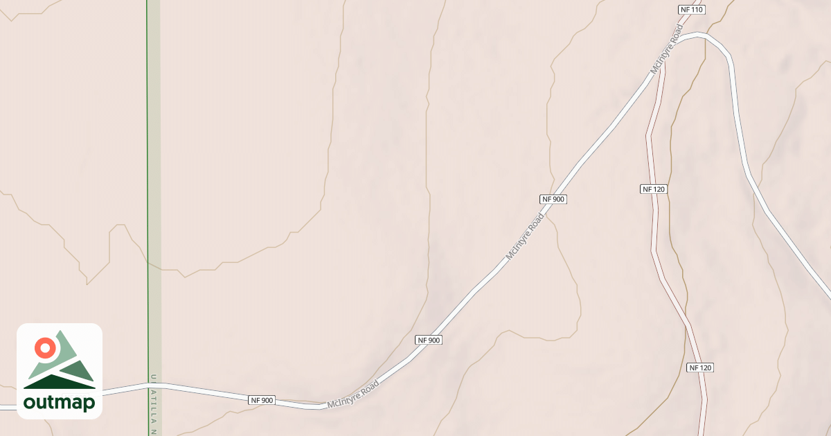 Map of USFS Motor Vehicle Use Map Roads {9499C965-0AA5-40D3-BDC2-94746538B074}