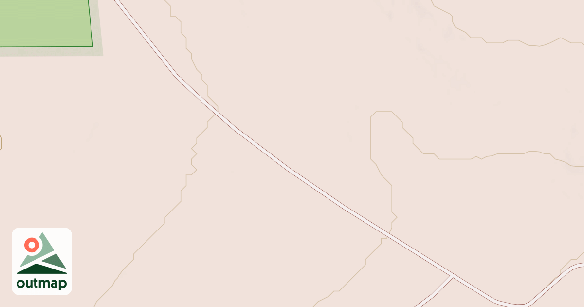 Map of HAZEN SPUR