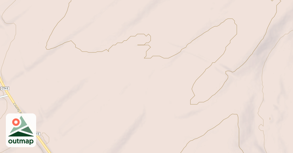 Map of COUNTY E SPUR