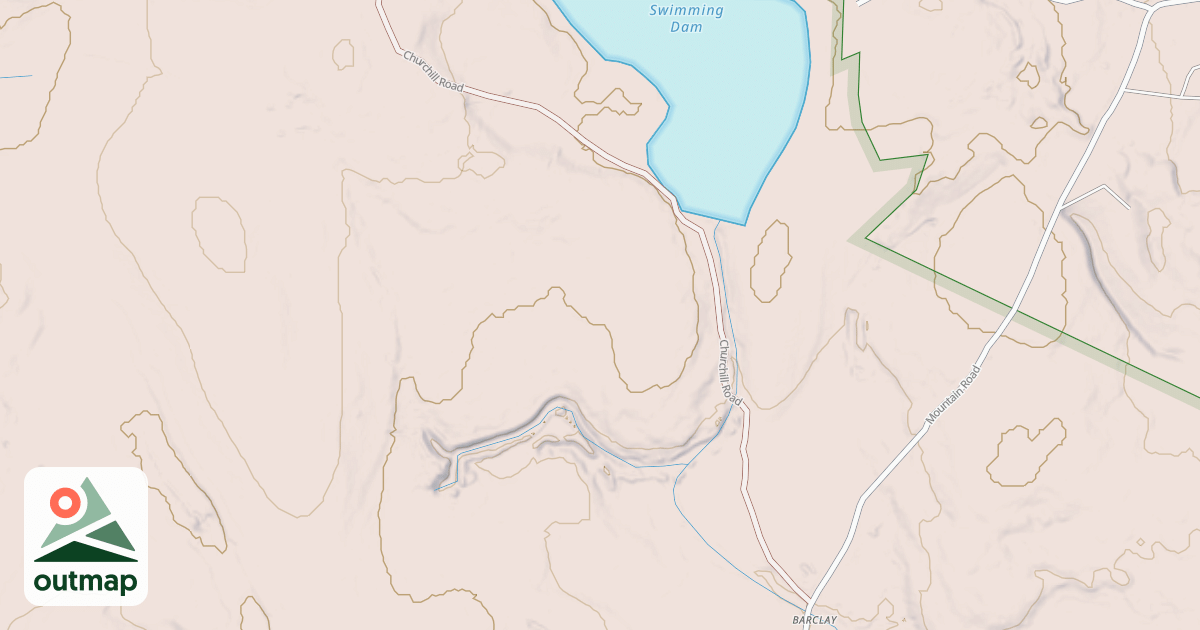 Map of Swimming Dam