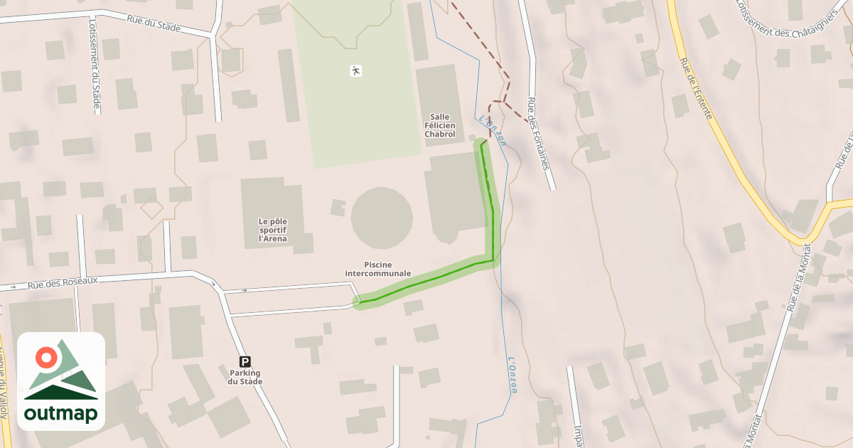 Map of Chemin de la Piscine