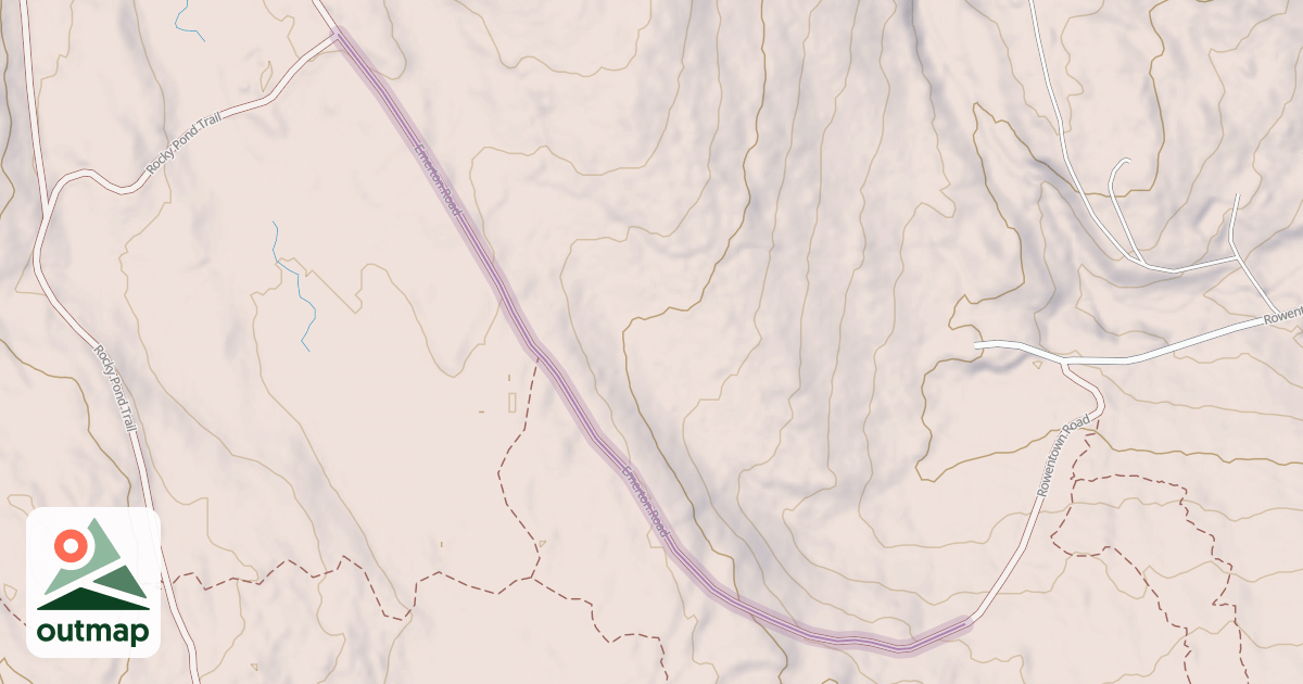 Map of Emerton Road