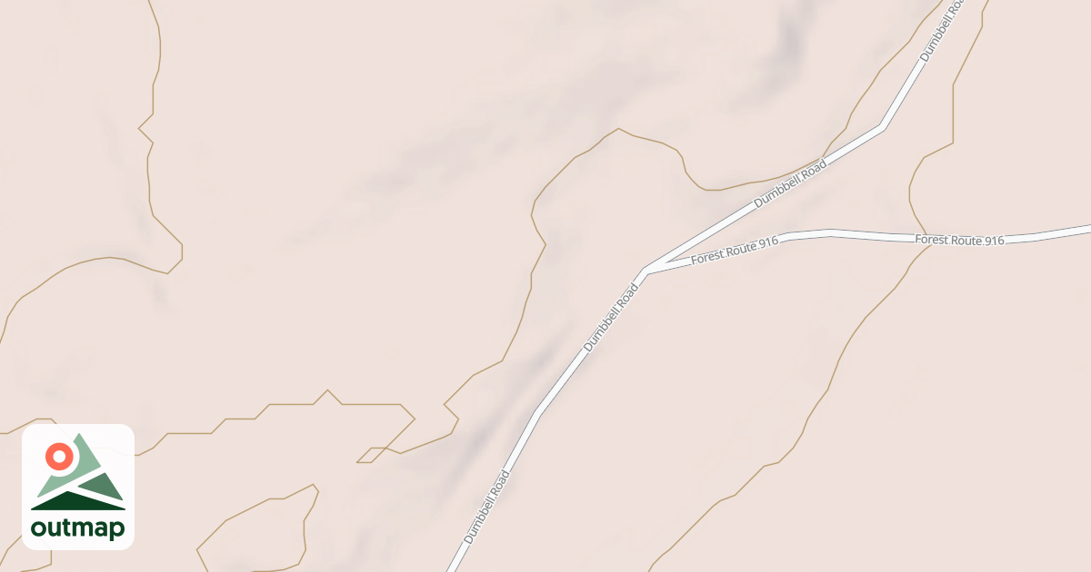 Map of DUMBBELL HELIPORT