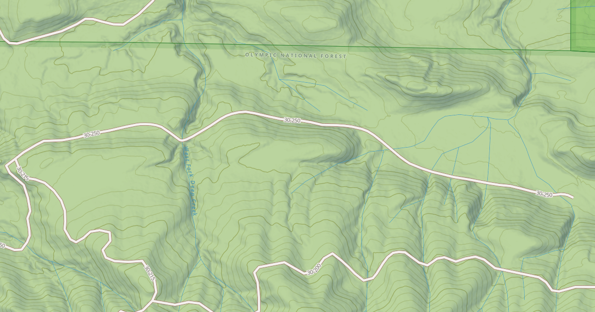 Map preview of USFS National Forest System Roads {0D995F1A-24CE-43CF-90C0-5D845D7A7AC7}