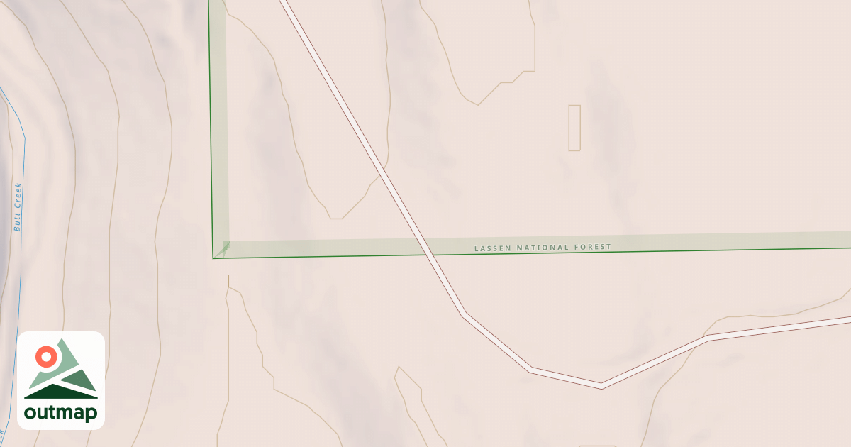 Map of COLLINS BUTT CREEK