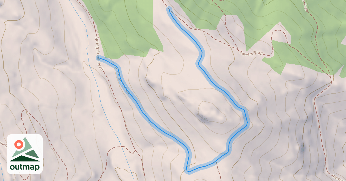 Map of Herrington Trail