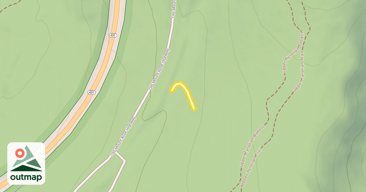 Map of Lower Lo Sno Connector