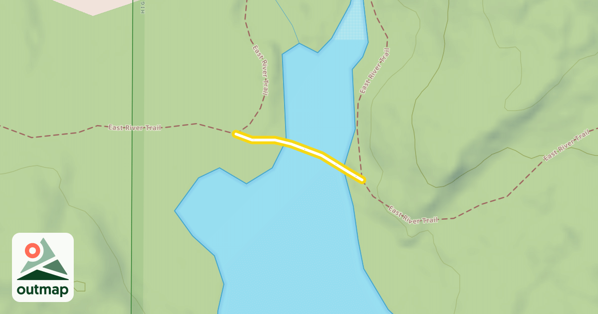 Map of Lake Jimmy Ski Trail