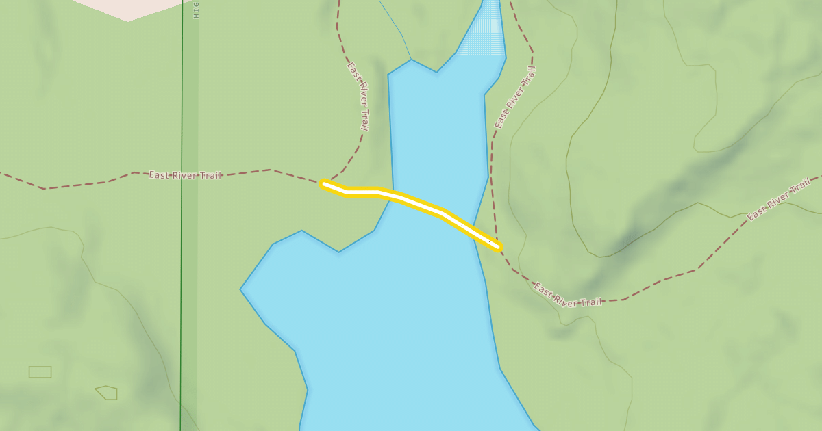Map preview of Lake Jimmy Ski Trail