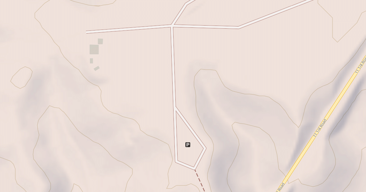 Map preview of CABERFAE OVERLOOK ACCESS ROAD